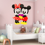 米老鼠动漫卡通墙贴画3d亚克力立体墙贴儿童房间装饰创意卧室床头