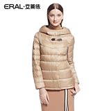 艾莱依2015冬装新款韩版修身 连帽羽绒服女ERAL2005D