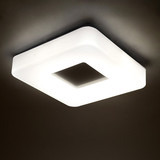 简约卧室小客厅吸顶灯方形 现代LED厕所卫生间灯 过道入户阳台灯