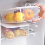 出口日本冰箱保鲜盒食品水果保鲜收纳盒大号密封盒塑料长方形有盖