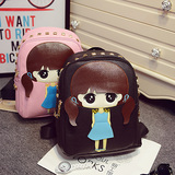 韩版可爱儿童包包幼儿园双肩包女童时尚小书包小女孩出游背包包邮