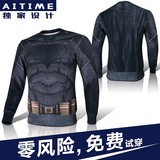 新款蝙蝠侠卫衣 男长袖T恤衫超人 DC电影周边COS动漫服装 AiTime