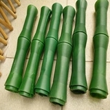 仿真竹子皮假竹节下水管道暖气管装饰管套塑料竹筒竹叶批发