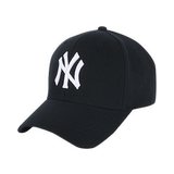 mlb棒球帽正品代购NY洋基队夏款男女运动可调节鸭舌帽黑色嘻哈帽