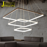 IMPALA现代简约圆形LED环形吊灯港式个性创意时尚圆环客厅餐厅灯