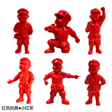 红色经典小红军中式创意人物红色革命雕塑软装家居饰品艺术品摆件