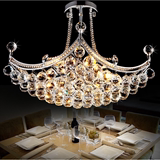 欧式简约现代餐厅灯LED水晶吊灯吸顶两用灯厨房灯客厅卧室灯饰具