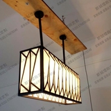 新中式餐厅异形吊灯非标工程定制铁艺布艺异形层角度造型吊灯订做