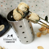 304不锈钢筷子筒加厚加高厨房筷子笼筷筒餐具笼筷子架收纳筷子盒