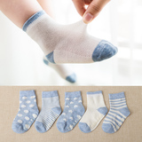 男女宝宝网眼袜子0-1-3岁纯棉 春秋婴儿夏天新生儿薄袜子6-12个月