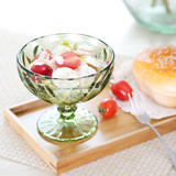 复古浮雕冰激凌杯欧式冰激凌杯家用甜品沙拉奶昔碗
