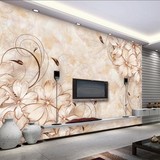 3D无缝玉浮雕壁纸花纹简约沙发客厅电视背景墙纸温馨卧室大型壁画