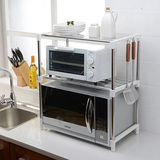 双层微波炉架厨房置物架烤箱架微波炉置物架日用品储物层架