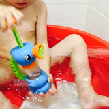 儿童洗澡玩具1-7岁海马抽水泵水龙头花洒婴幼儿宝宝洗澡戏水喷水