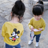 2016春装新款韩版女童T恤儿童打底衫时尚童装宝宝休闲长袖上衣潮