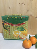 橙子柑精品水果手提箱子包装箱礼盒彩箱彩盒水果通用纸箱可装8斤