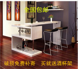 简约现代多功能折叠吧台家用时尚客厅隔断简易小酒柜创意厨房餐桌