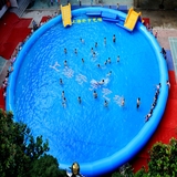 包邮大型支架游泳池圆形方形充气水池池水上玩具成人儿童水上乐园