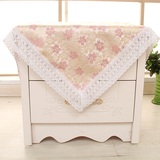 韩式田园 床头柜盖布小台布布艺万能盖巾 床头柜罩防尘罩蕾丝桌布