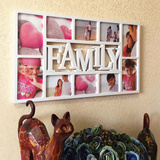 欧式family love 10框6寸7寸连体组合创意家庭相框挂墙照片墙包邮