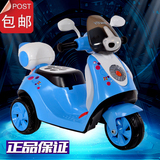 包邮儿童电动摩托车可充电小孩电动三轮木兰车大号2-7可做人玩具