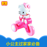 【天天特价】正版hello kitty凯蒂猫自行车女孩过家家玩具摆件