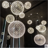 设计师灯LED创意个性火花星球艺术吊灯客厅餐厅大厅复式楼梯灯具