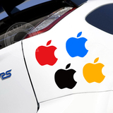 车贴 小苹果 标志 定制 个性 搞笑 汽车贴纸 划痕 反光 拉花 改装