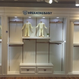 新款木质背柜欧式烤漆高柜多功能货架陈列柜母婴店儿童服装展示柜