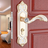 欧式新品铝合金室内门锁卧室锁具舌锁机械门锁五金锁具通用型