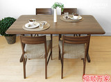 全实木餐桌欧式现代饭桌白橡木餐桌椅组合日式简约宜家小户型家具