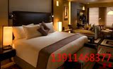 宾馆家具全套酒店软包床头标间套房板式单双人床特价定制