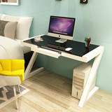 旭升简约现代电脑桌台式家用办公桌简易创意书桌卧室写字台学习桌