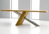 简约loft创意设计师办公桌实木电脑桌个性工作台美式北欧餐桌长桌