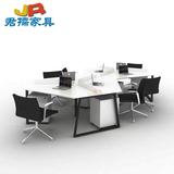 新品办公家具职员办公桌椅屏风工作位 6人工位现代简易员工桌卡座