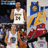 NBA球衣刺绣 24号科比 6詹姆斯 3韦德30库里35杜兰特篮球服男套装