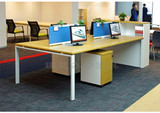 臻昊办公桌简约现代员工位直形组合屏风工作位钢木员工卡位电脑桌