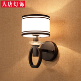 新中式床头阅读灯卧室创意节能LED单头水晶小灯具双头吸壁灯