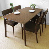 简约现代实木餐桌餐椅 美国白橡木 原木环保家具组合可定制