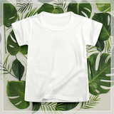 婴儿短袖t恤夏季 男女宝宝纯棉上衣0-1-2岁儿童白色汗衫纯色体恤