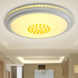 LED客厅灯具圆形水晶灯智能遥控吸顶灯饰卧室大厅大气欧式现代灯