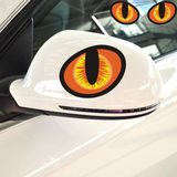 3D仿真猫眼车贴仿真眼睛后视镜偷看遮挡划痕贴汽车贴纸