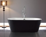 宽边无缝对接一体式现代浴缸亚克力独立式浴缸1.5 1.6 1.7 1.78米