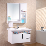 卫浴欧式PVC马赛克浴室柜组合洗脸盆洗手盆洗面台盆卫生间吊柜