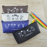 韩国简约小清新透明笔袋男女生大容量铅笔盒创意学习用品
