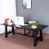 老板桌简约现代办公家具单人办公桌新款大班台大板桌实木电脑桌