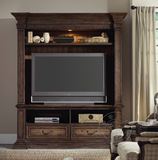 美式实木电视柜法式复古做旧橡木电视机柜乡村仿古视听柜北欧家具
