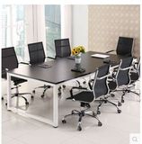 办公家具会议桌简约现代小型会议桌钢架会议桌时尚长桌可拼接特价