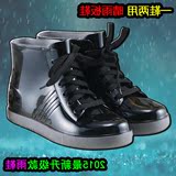 水鞋短筒雨鞋雨靴女韩国水靴防水防滑低帮中学生板鞋胶鞋套鞋夏季