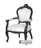 外贸出口单人沙发椅扶手椅皮椅子休闲椅欧式美式法式新古典酒店椅